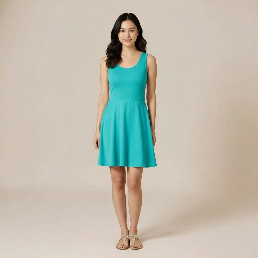 Sleeveless Teal Dress From New York And Company